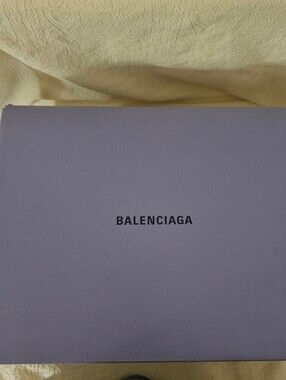 Balenciaga Logo Storage Empty Box With Tissue Paper Presentation Box